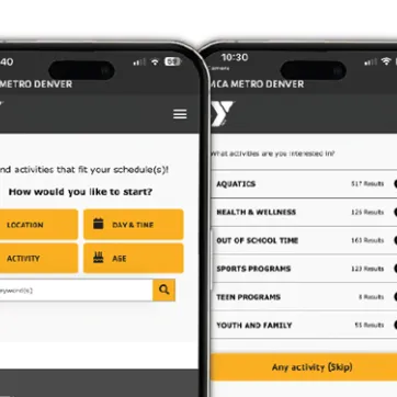 YMCA Activity Finder